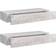 vidaXL 330266 Concrete Grey Wall Shelf 60cm 2pcs