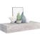 vidaXL 330266 Concrete Grey Étagère Murale 60cm 2pcs