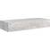vidaXL 330266 Concrete Grey Væghylde 60cm 2stk