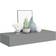 vidaXL 330260 Grey Vägghylla 60cm 2st