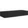 vidaXL 330258 Black Wall Shelf 60cm 2pcs