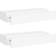 vidaXL 330256 White Vägghylla 60cm 2st