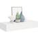 vidaXL 330256 White Vägghylla 60cm 2st