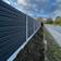 XL FENCE WPC Blokhus Komposithegn med Betonstolper 210cm – Sort
