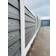 XL FENCE WPC Dobbeltklink Komposithegn med Betonstolper 180cm – Sort