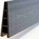 XL FENCE WPC Dobbeltklink Komposithegn med Betonstolper 180cm – Sort