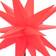 vidaXL Star with LED Red Julestjerne 58cm