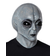 Ghoulish Productions Adult Area Alien Mask Gray