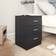 vidaXL 38x35x56cm Black Bedside Table 35x38cm