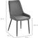 Homcom Quilted Grey Kitchen Chair 89cm 2pcs