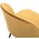 Homcom Modern Yellow Kitchen Chair 77cm 2pcs