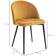Homcom Modern Yellow Kitchen Chair 77cm 2pcs