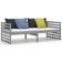 vidaXL Solid Sofa 203cm 3-Sitzer