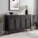 Crosley Milo Black Sideboard 56x36"