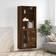 vidaXL Highboard ‎1 Glass Door 3 Drawers Brown Oak Aparador 69.5x180cm