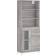 vidaXL Highboard ‎1 Glass Door 3 Drawers Grey Sonoma Aparador 69.5x180cm