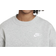 Nike Girls' Sportswear Club Fleece Oversized Sweatshirt - Dark Grey Heather/White