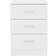 vidaXL 38x35x56cm White Bedside Table 35x38cm