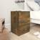 vidaXL 815321 Smoked Oak Sängbord 35x38cm