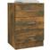 vidaXL 815321 Smoked Oak Bedside Table 35x38cm