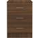 vidaXL 38x35x56cm Brown Oak Sengebord 35x38cm