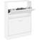 vidaXL 59x17x81cm High Gloss White Skostativ 59x81cm