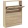 vidaXL 59x17x81cm Oak Skostativ 59x81cm