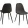 AC Design Furniture Linea Dark Grey/Black Kjøkkenstol 84cm 4st