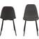 AC Design Furniture Linea Dark Grey/Black Køkkenstol 84cm 4stk
