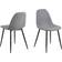 AC Design Furniture Linea Light Grey/Black Köksstol 84cm 4st