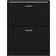 vidaXL 59x17x81cm Black
