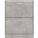 vidaXL 59x17x81cm Concrete Grey Skostativ 59x81cm