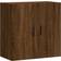 vidaXL 60x31x60cm Brown Oak Väggskåp 60x60cm