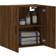 vidaXL 60x31x60cm Brown Oak Väggskåp 60x60cm