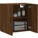 vidaXL 60x31x60cm Brown Oak Veggskap 60x60cm