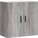 vidaXL 60x31x60cm Grey Sonoma Wall Cabinet 60x60cm