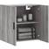 vidaXL 60x31x60cm Grey Sonoma Väggskåp 60x60cm