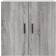 vidaXL 60x31x60cm Grey Sonoma Vægskab 60x60cm