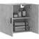 vidaXL 60x31x60cm Concrete Grey Wall Cabinet 60x60cm