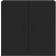 vidaXL 60x31x60cm Black Armario de Pared 60x60cm