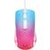 Deltaco WM87 Semi-Transparent RGB Gaming Mouse - White