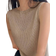 Shein Dazy Solid Round Neck Knit Top - Khaki