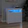 vidaXL 804334 White High Gloss Skænk 80x75cm