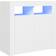 vidaXL 804328 White Skænk 80x75cm