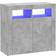 vidaXL 804332 Concrete Grey Skænk 80x75cm