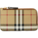 Burberry Check Zip Card Case - Archive Beige