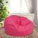 Flash Furniture Duncan Oversized Solid Hot Pink Bean Bag