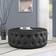 modway Amour Button-Tufted Black Pouffe 16.5"