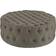 modway Amour Button-Tufted Granite Pouffe 16.5"