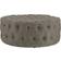 modway Amour Button-Tufted Granite Pouffe 16.5"